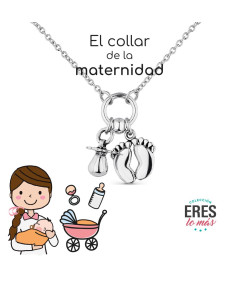 Collar De La Maternidad Plata - Mezea