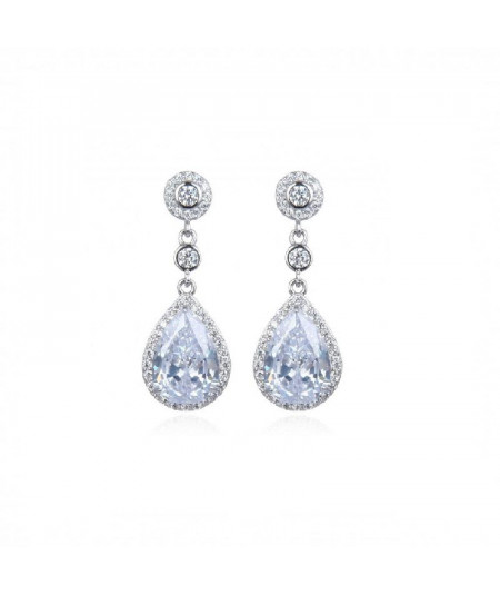 Pendientes Bride's Day Plata