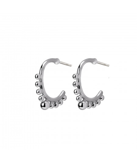 Pendientes Aros Mañana Temprana Plata