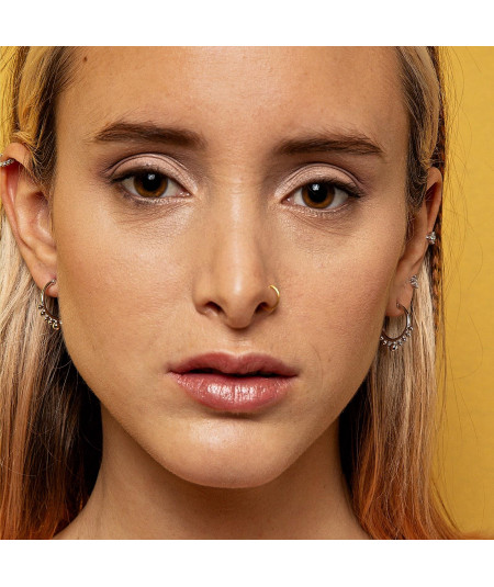 Pendientes Aros Mañana Temprana Plata