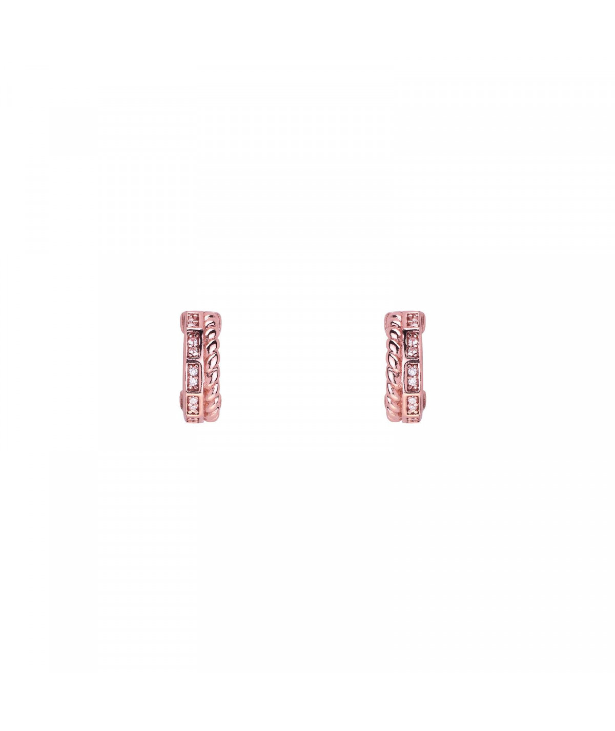 Pendientes Aro Momento Rosa