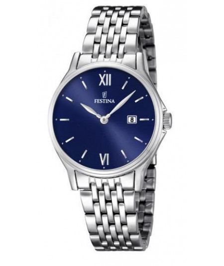 Reloj Festina Mujer F20506/2 Esfera azul correa malla milanesa azul