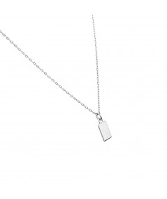 Collar Rectangular Plata