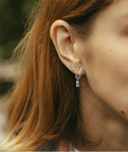 Pendientes Aro Candor Plata