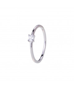 Anillo Solitario Gran Día Plata