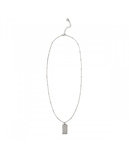 Collar Personalizado Haiku Plata