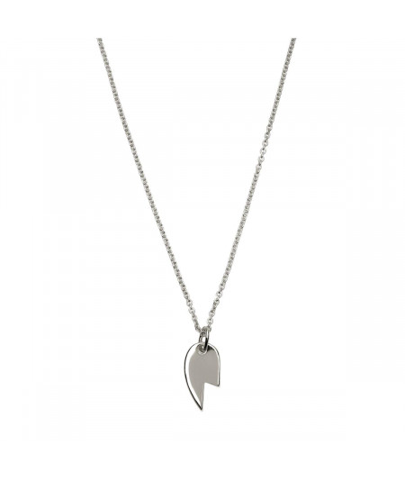 Collar Corazón Partío Plata