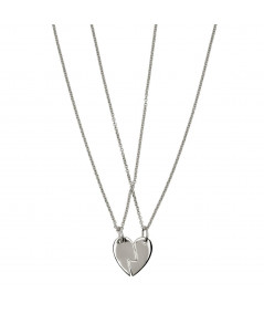 Collar Corazón Partío Plata