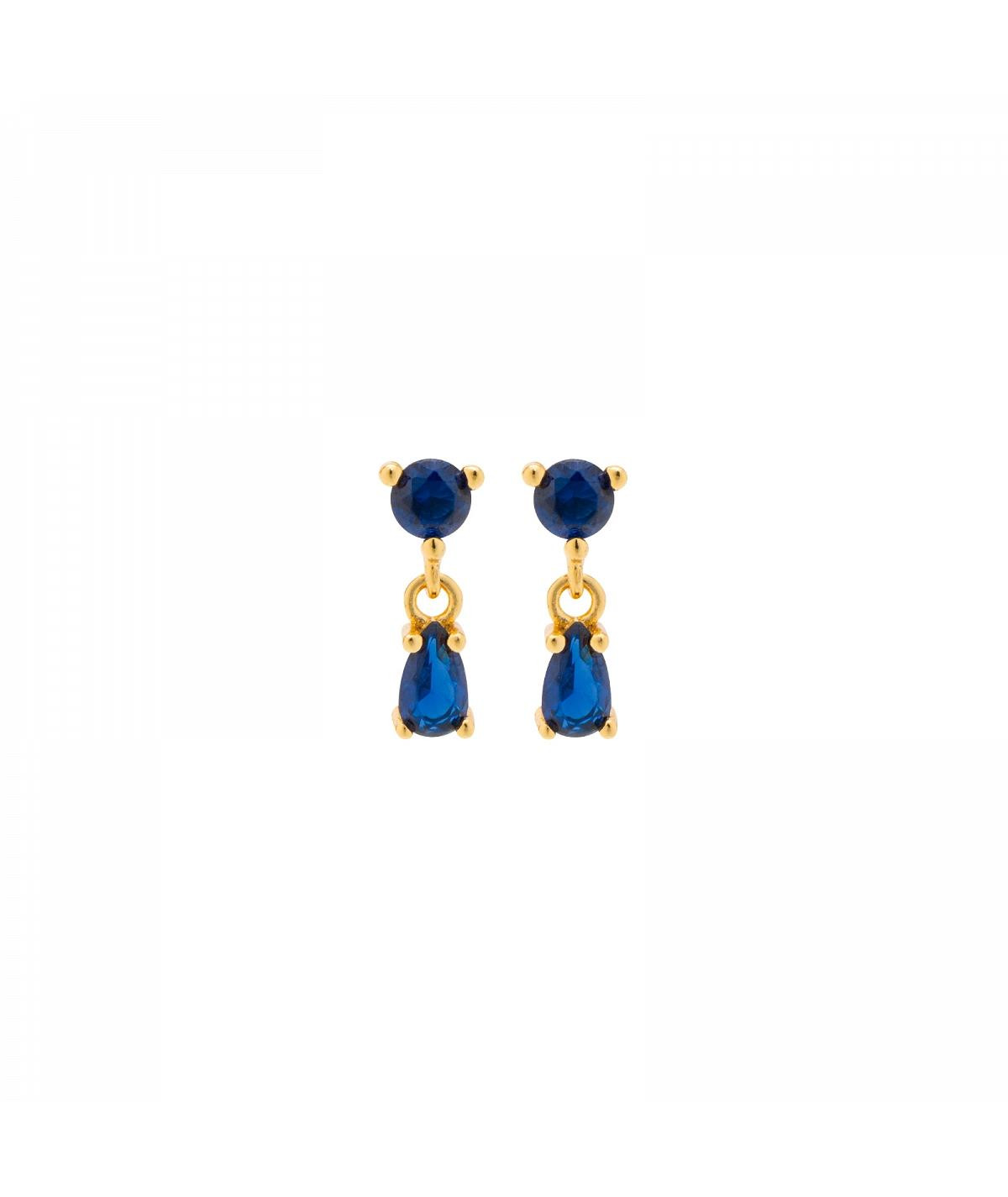 Pendientes Éxito Azul