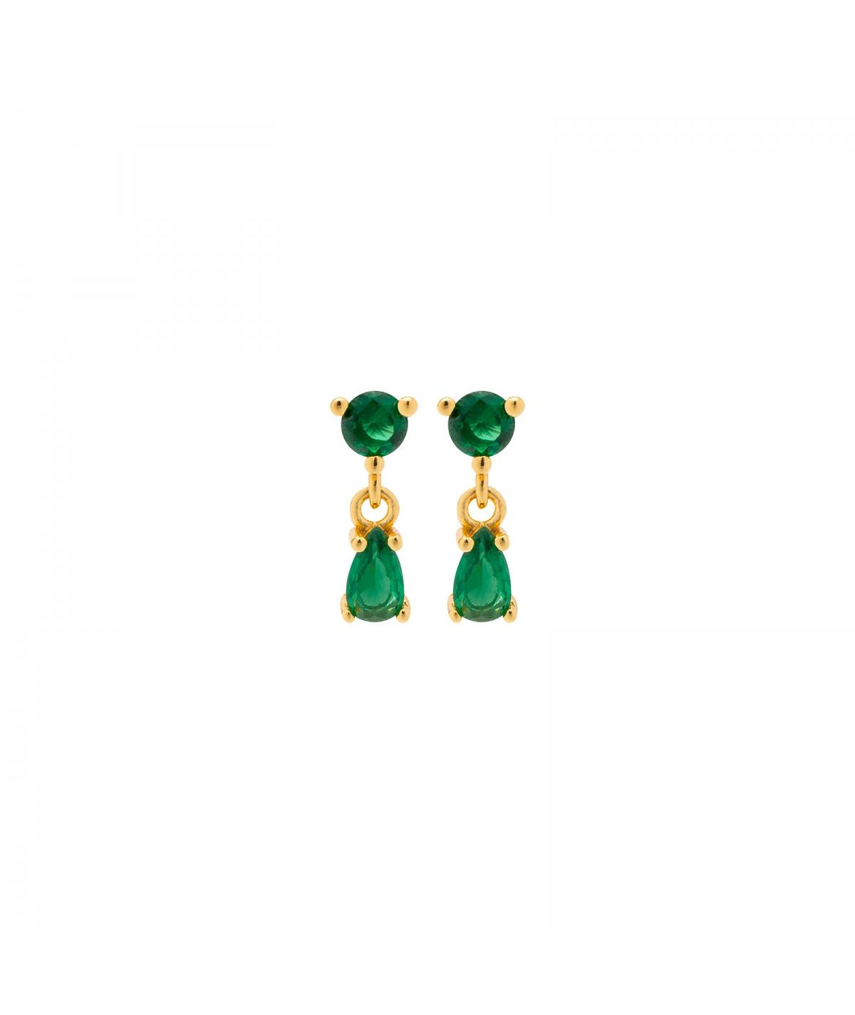 Pendientes Éxito Esmeralda