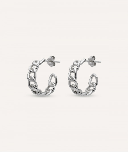 Pendientes Aro Victoria Plata