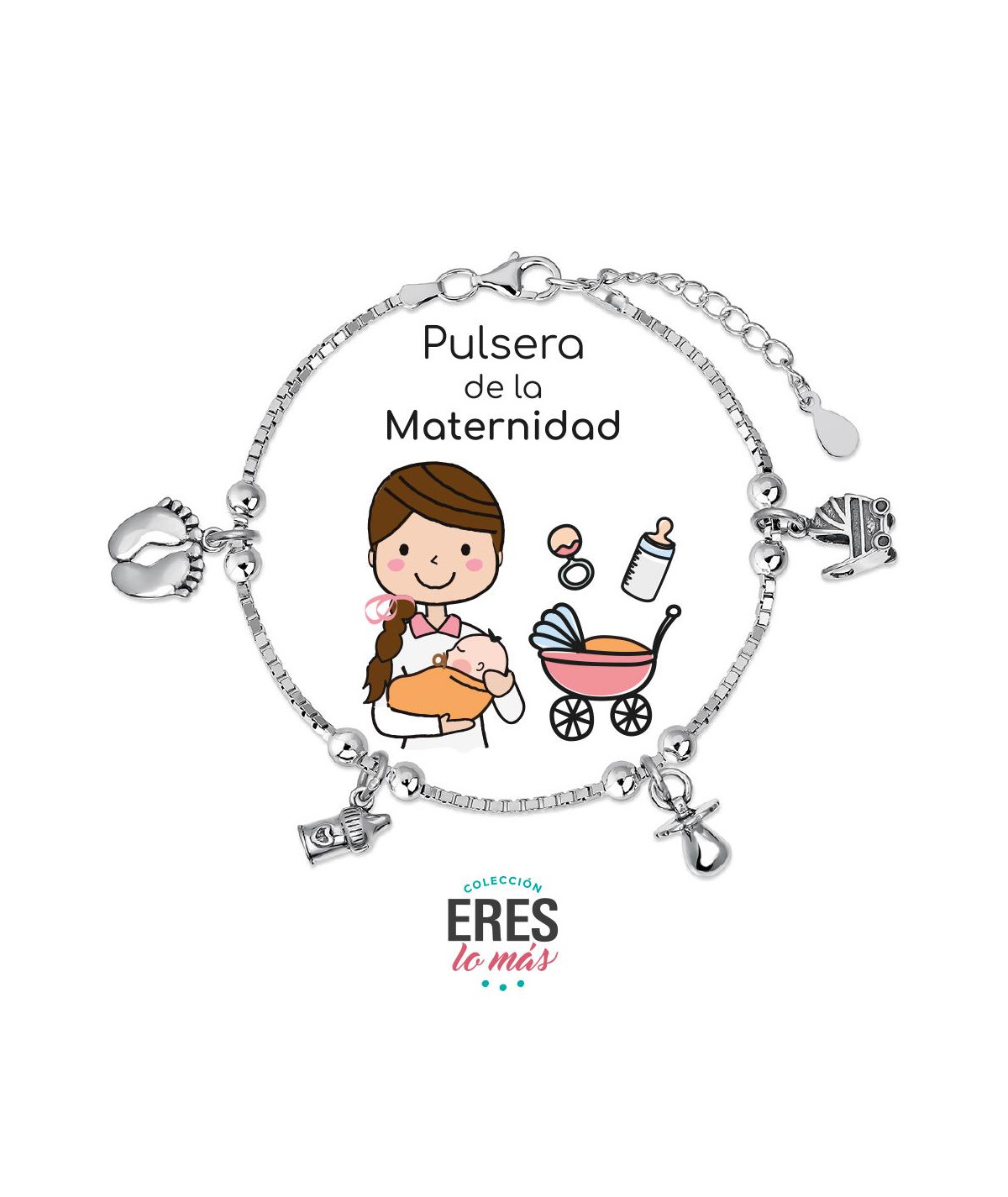 Pulsera Maternidad Plata