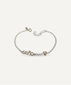 Pulsera Seño Corazón Plata