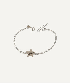 Pulsera Seño Estrella Plata