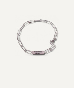 Pulsera Te Queremos Profe Plata