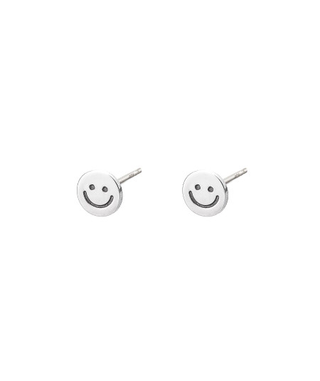Pendientes Smile Plata