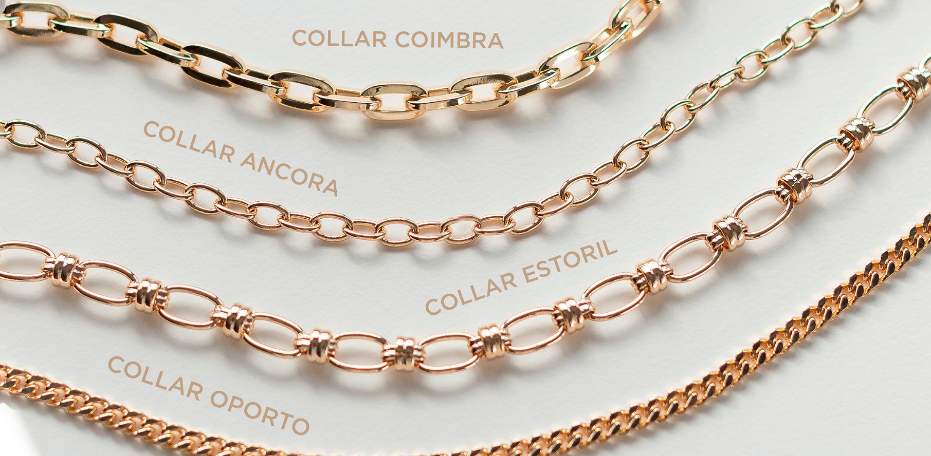 Collares Chapados en Oro - Mezea by Brelery