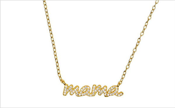 Regalos Día de la Madre - Colgante mamá circonitas