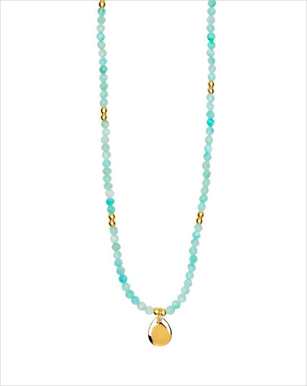 Collar festival Valencia Amazonita de Mezea by Brelery