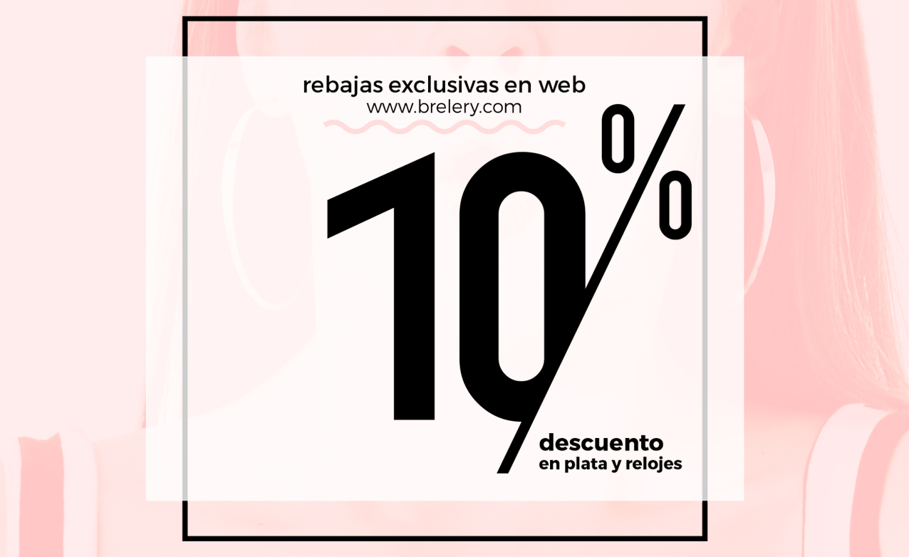 ¡Aprovecha ahora el 10% de descuento en nuestra web en todas nuestras joyas de plata y en los relojes de marca! Promoción válida hasta el 31 de enero de 2022. 